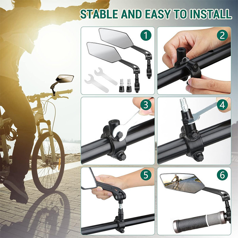 Mountain Bike Rearview Mirror  - Mountain Biking Definition recension och pris