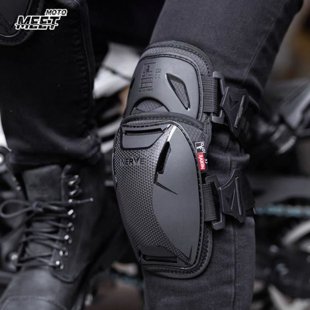 NERVE Motorcycle Knee Pads Mot - Mountain Biking Knee And Elbow Pads recension och pris