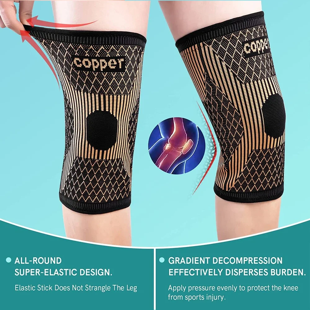 Copper Knee Brace for Arthriti - Mountain Biking Knee Pads recension och pris