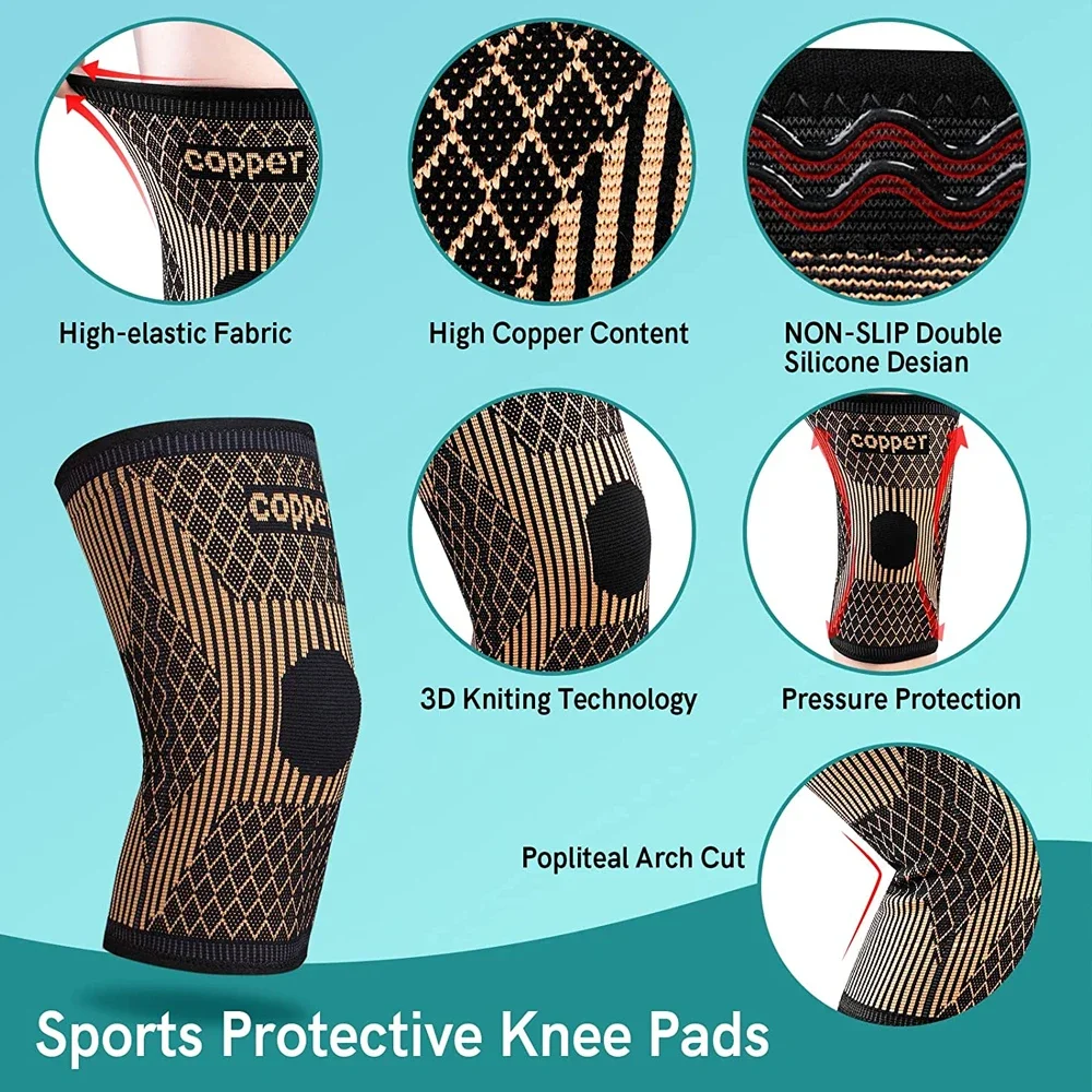 Copper Knee Brace for Arthriti - Mountain Biking Knee Pads recension och pris